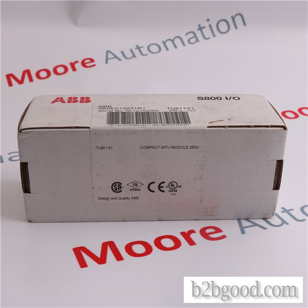 摩尔,ABB,TU811V1 3BSE013231R1,18x7.8x6.5cm,0.22kg5