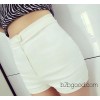 The new spring and summer 2015 summer high waisted shorts essential elastic thin waist level bar (th