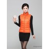 New European style slim down vest lady warm down jacket