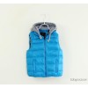 The boy's children's clothing colorful candy colored feather vest bread down vest