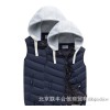 Manufacturers selling genuine men down vest down vest down Kanjian jacket hooded and warm