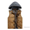 Dad with a small male Korean men down jacket down jacket winter fashion down vest vest