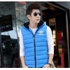 New fashion Down Jacket Mens down vest youth dress Metrosexual Hooded Vest vest thickening