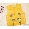 Panda children down vest / down vest