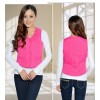 The new Adult Lady wide shoulder vest woman wide shoulder strap down vest embroidered one generation