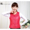 2014 new women's feather waistcoat wave light warm female low down vest