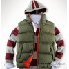 2015 new men's horse down vest embroidered double-sided wear down vest wholesale