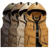 2014 new men's slim down jacket warm down jacket hooded down vest clothing factory