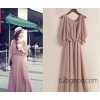 806# Bohemia Beach Resort thin dress skirt temperament Strapless Chiffon dress code