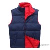 2014 new autumn and winter men's horse down vest embroidered double-sided wear down vest manufacture