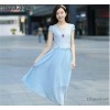 2014 Summer new slim slim Bohemia dress stitching chiffon dress female