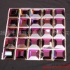 Art glass solid color mirror