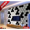 To protect the quality of art spell mirror glass backdrop hexagonal brown glass decoration of the ho