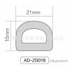 D型21*15MM盐浴硫化过氧化物硫化浅色发泡汽车密封条