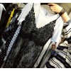 Korean goods Vanessa genuine fashion all-match T-shirt + lace skirt 2 piece