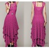 European popular boutique women's temperament lace is not the rules of large long dress lace skirt