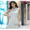 2014 new Korean slim lace dress skirt vest sleeveless dress backing