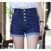 The whole network lowest in summer 2015 thin waist curling denim shorts female Korean denim shorts