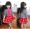 Wear skirts spring 2015 girls skirt Korean fashion small flower Princess Dress Girls skirt a