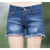 Denim shorts female summer 2015 hole Jeans Girl Baba spread network source straight group