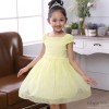 The new summer kids children 2015 girls dress skirt pleated princess dress.