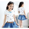 Girls dress princess skirt 2015 summer new Korean children dress Zi Tong in children