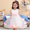 The 2015 summer new kids children flowers Korean fashion girls sleeveless vest skirt gauze Princess 