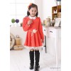 Korean girls handmade pearl lace skirt dress children princess dress XM1333