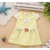 2015 new hot summer Skirts Fashion Dress Lapel flower princess dress Bao Baoqun