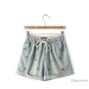 The Embroidered Denim Shorts thin Gucci Japan Institute of wind in summer 2015