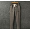 D0274 2014 new winter sport wind women's casual pants waist thickened tie Wei pants