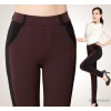 Factory direct hit color women's casual pants all-match wear leggings hip skinny pants Stretch Knit 