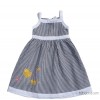 Children's clothing wholesale skirts in cotton Tong small square sun flower embroidery dress