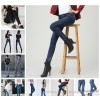 2015 women's jeans slim waisted jeans stretch pencil pants feet direct