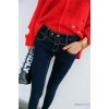 2015 Korean hot slim pants waist skinny jeans on behalf of a recruitment agency