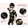 Suit for children children in spring and autumn 2015 new personality suit for children head boy skel