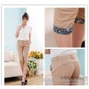 2013 Korean version of the new ladies leisure pants waist code Haren ladies seven pants long underwe