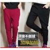 Large size women mm fat fat sister winter add fertilizer XL Pants Plus velvet trousers leisure pants