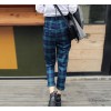 2015 Korean couples dress pants Haren plaid pants nine 80318K75