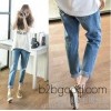 Autumn and winter clothing stall inventory clearance Weihuo miscellaneous Korean Ladies denim trouse