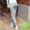 2014 autumn installed new models of cotton print sports pants female big code Haren pants