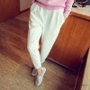 In the spring of 2015 new female Korean comfort Elastic Waist Chiffon casual pants feet Haren pants