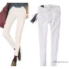 Korean spring 2015 new women's jeans stretch white jeans pencil pants jeans women