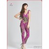 The new spring and summer authentic brand pants waist wholesale sexy Siamese pants 052 purple Haren 