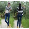 The concept of elastic thin jeans and ladies trousers autumn feet pencil pants pants female Han Banc