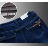 Factory wholesale Korean winter new mink cashmere thick warm blue jeans brand high elastic size