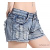 2015 explosive fashion denim shorts female summer Korean large code hole jeans tide