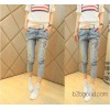 Women's fashion Korean fashion hole thin feet Haren pants