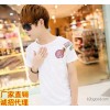 A new Korean men's T-shirt wholesale stalls on men's t-shirt men's Short Sleeve T-Shirt