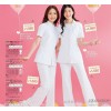 Professional custom-made women's nurse, powder blue, white can be a large quantity discount